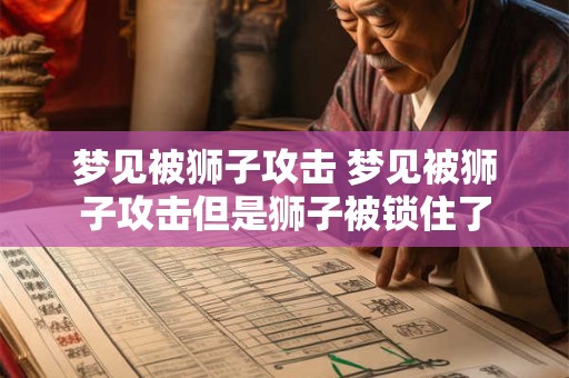 梦见被狮子攻击 梦见被狮子攻击但是狮子被锁住了