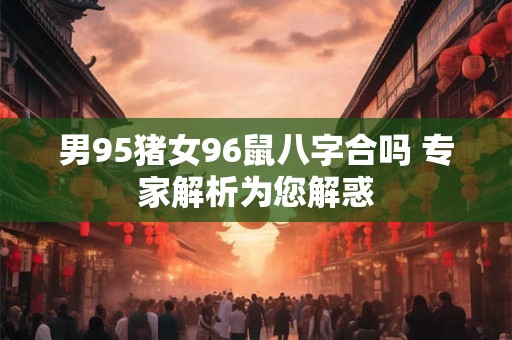 男95猪女96鼠八字合吗 专家解析为您解惑