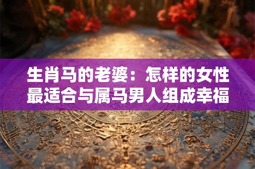 生肖马的老婆：怎样的女性最适合与属马男人组成幸福婚姻