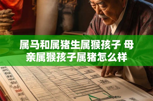 属马和属猪生属猴孩子 母亲属猴孩子属猪怎么样