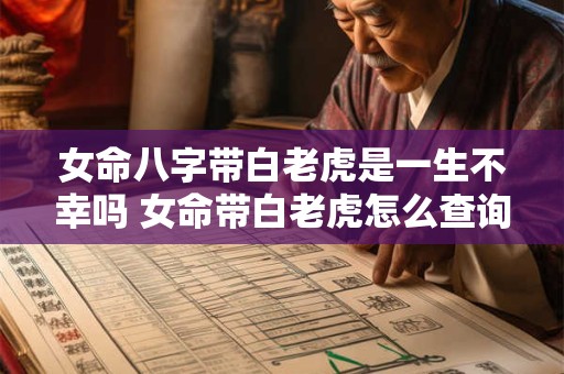 详细阅读:女命八字带白老虎是一生不幸吗 女命带白老虎怎么查询 女命八字带白老虎是一生不幸吗 女命带白老虎怎么查询