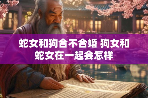 蛇女和狗合不合婚 狗女和蛇女在一起会怎样