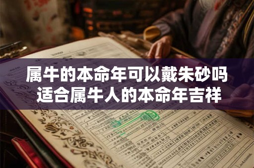 属牛的本命年可以戴朱砂吗 适合属牛人的本命年吉祥物