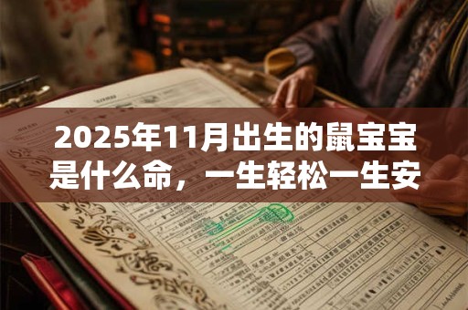 2025年11月出生的鼠宝宝是什么命，一生轻松一生安享富贵