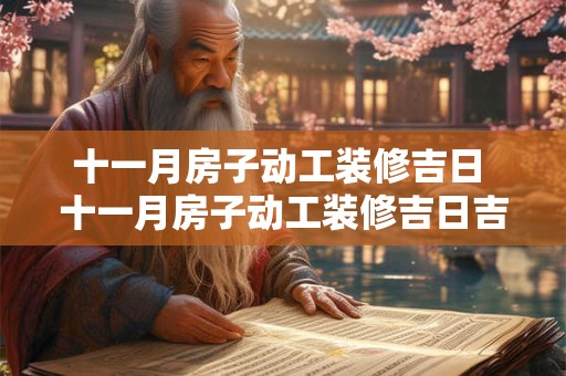 十一月房子动工装修吉日 十一月房子动工装修吉日吉时查询