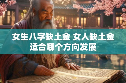 女生八字缺土金 女人缺土金适合哪个方向发展