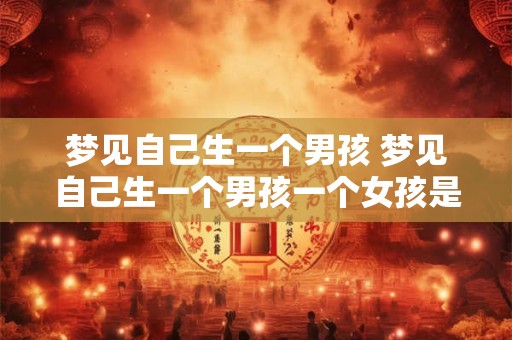 梦见自己生一个男孩 梦见自己生一个男孩一个女孩是什么意思
