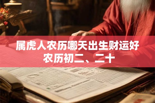 属虎人农历哪天出生财运好 农历初二、二十