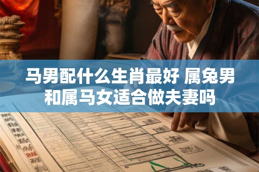 马男配什么生肖最好 属兔男和属马女适合做夫妻吗