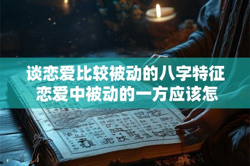 谈恋爱比较被动的八字特征 恋爱中被动的一方应该怎么做