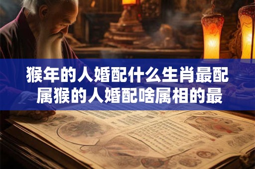 猴年的人婚配什么生肖最配 属猴的人婚配啥属相的最好