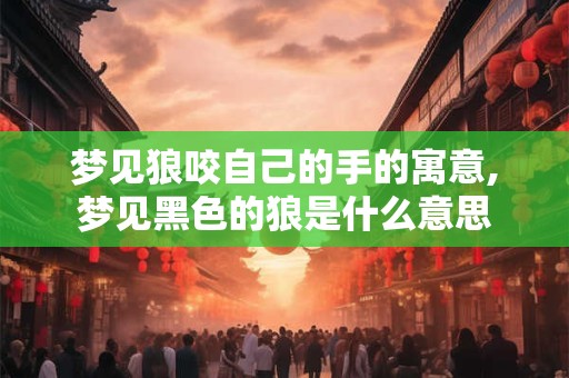 梦见狼咬自己的手的寓意,梦见黑色的狼是什么意思