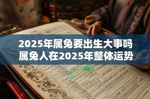 2025年属兔要出生大事吗 属兔人在2025年整体运势好吗