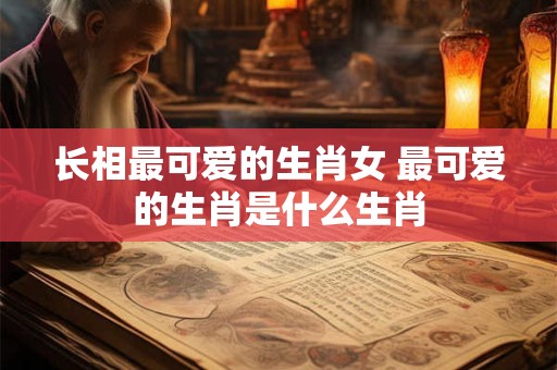 长相最可爱的生肖女 最可爱的生肖是什么生肖