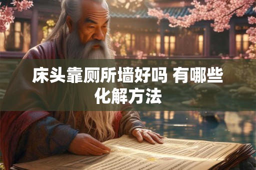 床头靠厕所墙好吗 有哪些化解方法