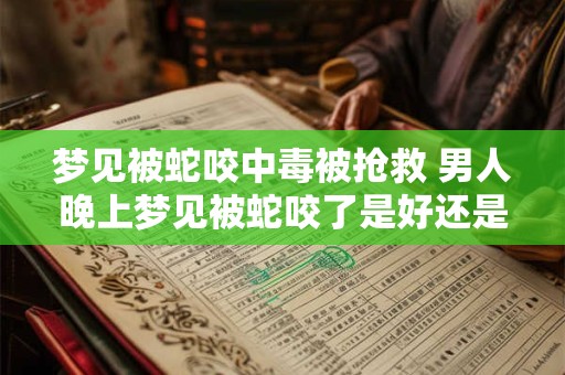 梦见被蛇咬中毒被抢救 男人晚上梦见被蛇咬了是好还是坏