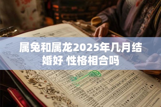 属兔和属龙2025年几月结婚好 性格相合吗