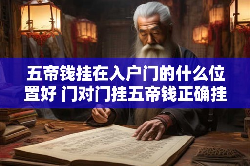 五帝钱挂在入户门的什么位置好 门对门挂五帝钱正确挂法