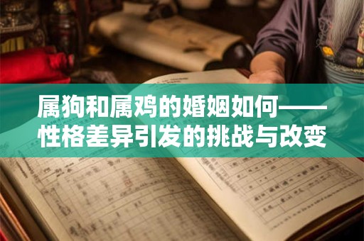属狗和属鸡的婚姻如何——性格差异引发的挑战与改变