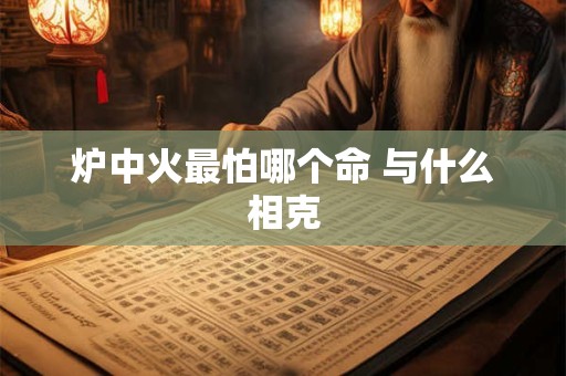 炉中火最怕哪个命 与什么相克