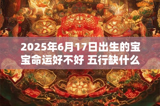 2025年6月17日出生的宝宝命运好不好 五行缺什么