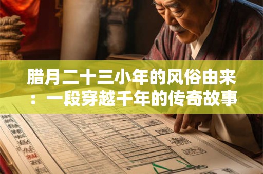 腊月二十三小年的风俗由来：一段穿越千年的传奇故事
