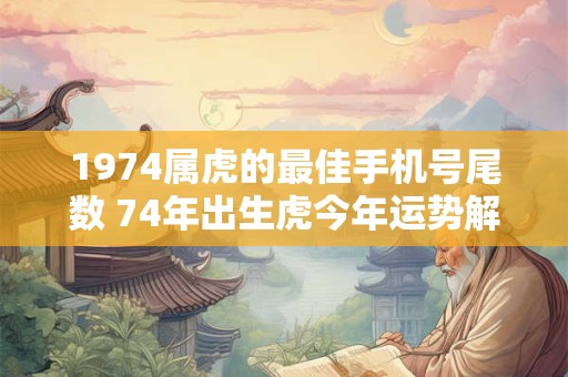 1974属虎的最佳手机号尾数 74年出生虎今年运势解析