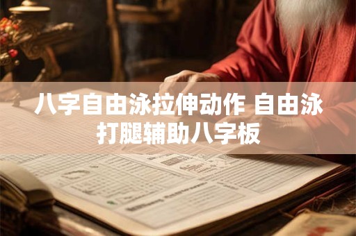 八字自由泳拉伸动作 自由泳打腿辅助八字板