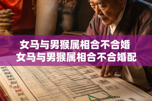 女马与男猴属相合不合婚 女马与男猴属相合不合婚配