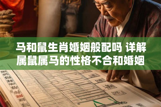马和鼠生肖婚姻般配吗 详解属鼠属马的性格不合和婚姻不宜