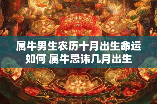 属牛男生农历十月出生命运如何 属牛忌讳几月出生