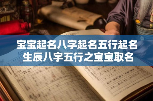 宝宝起名八字起名五行起名 生辰八字五行之宝宝取名