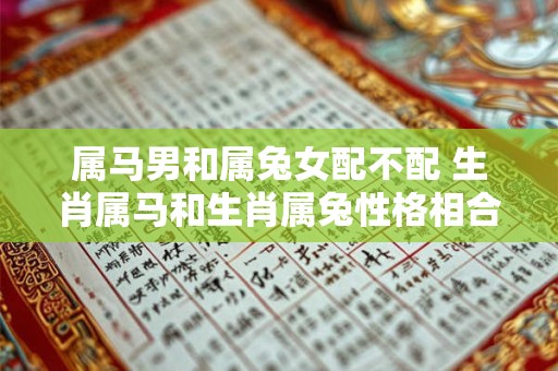 属马男和属兔女配不配 生肖属马和生肖属兔性格相合吗