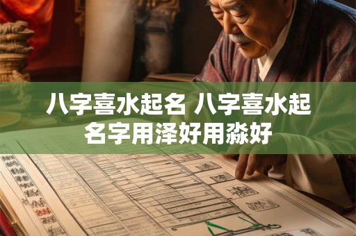 详细阅读:八字喜水起名 八字喜水起名字用泽好用淼好 八字喜水起名 八字喜水起名字用泽好用淼好