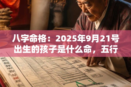 八字命格：2025年9月21号出生的孩子是什么命，五行缺什么