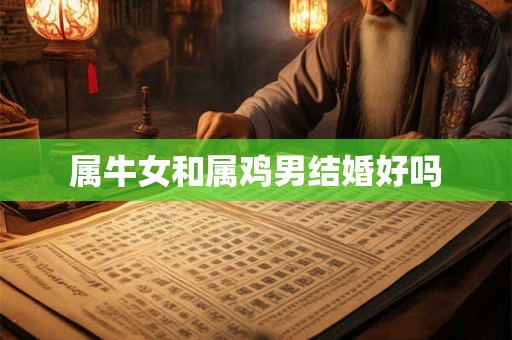 属牛女和属鸡男结婚好吗