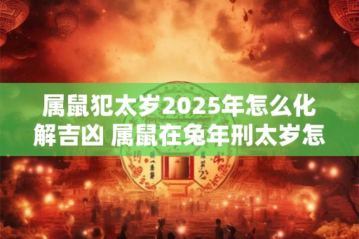 属鼠犯太岁2025年怎么化解吉凶 属鼠在兔年刑太岁怎么办