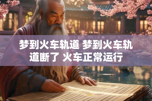 梦到火车轨道 梦到火车轨道断了 火车正常运行