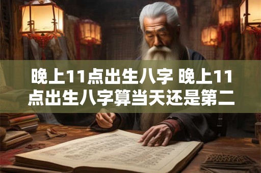 晚上11点出生八字 晚上11点出生八字算当天还是第二天