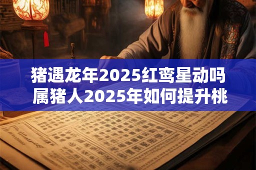 猪遇龙年2025红鸾星动吗 属猪人2025年如何提升桃花运
