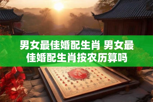 男女最佳婚配生肖 男女最佳婚配生肖按农历算吗