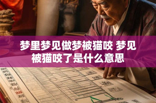 详细阅读:梦里梦见做梦被猫咬 梦见被猫咬了是什么意思 梦里梦见做梦被猫咬 梦见被猫咬了是什么意思