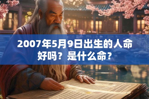 2007年5月9日出生的人命好吗？是什么命？