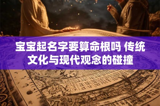 宝宝起名字要算命根吗 传统文化与现代观念的碰撞 宝宝起名字要算命根吗 传统文化与现代观念的碰撞