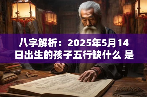 八字解析：2025年5月14日出生的孩子五行缺什么 是什么命