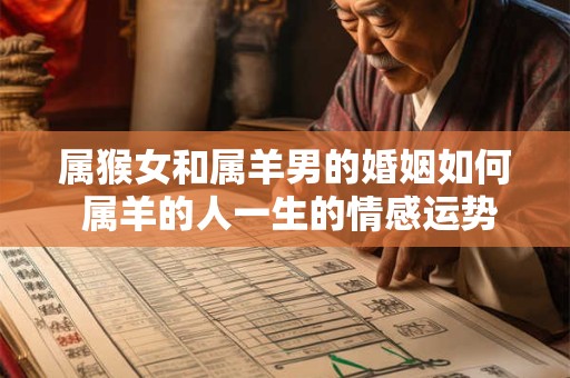 属猴女和属羊男的婚姻如何 属羊的人一生的情感运势怎么样