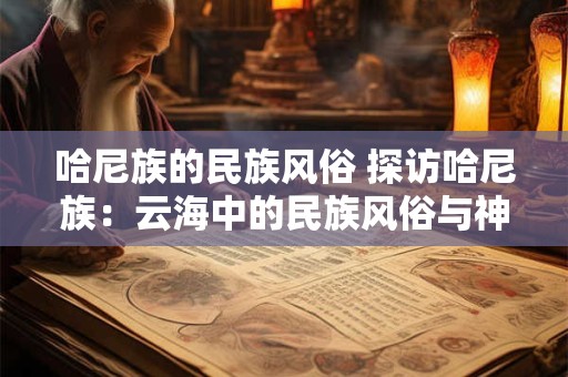 哈尼族的民族风俗 探访哈尼族:云海中的民族风俗与神秘传说 哈尼族的民族风俗 探访哈尼族:云海中的民族风俗与神秘传说