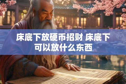 床底下放硬币招财 床底下可以放什么东西