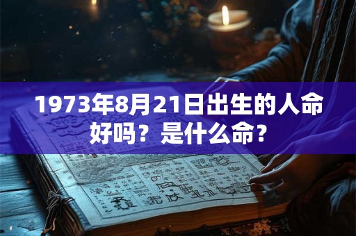 1973年8月21日出生的人命好吗？是什么命？