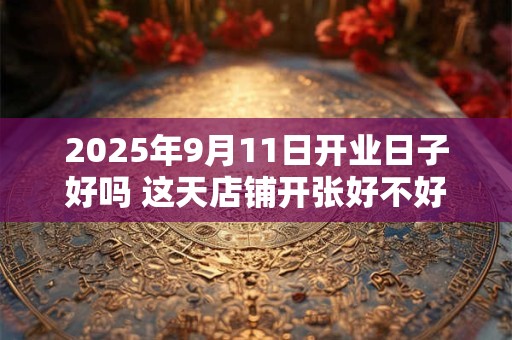 2025年9月11日开业日子好吗 这天店铺开张好不好